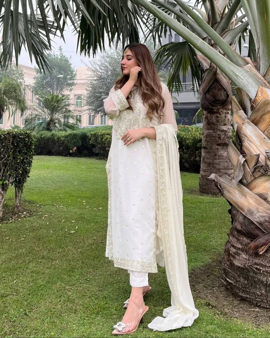 Party Wear Look Fancy Top-Dupatta and Sharara