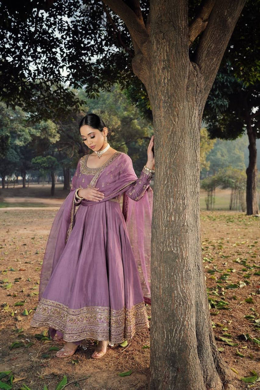 Party Wear Look Full Heavy Embroidery Sequence Work Gown