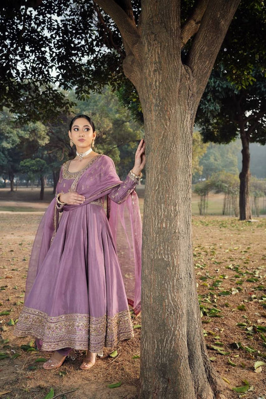 Party Wear Look Full Heavy Embroidery Sequence Work Gown