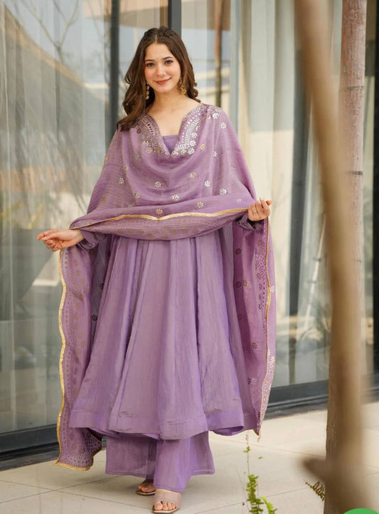 Designer  Gown-Dupatta