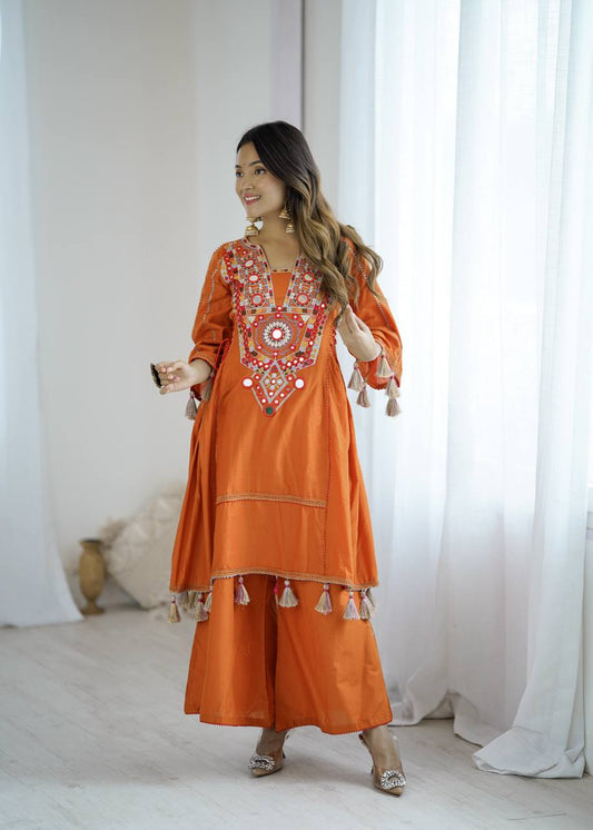 Embroidered Work Co-ord Set For Women